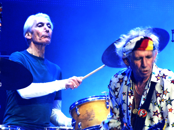 CHARLIE WATTS AND KEITH RICHARDS 2016 FORO SOL