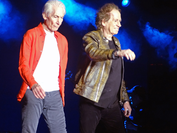 Charlie Watts and Keith Richards